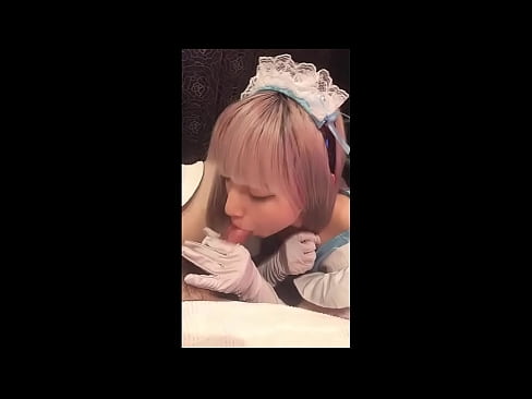 ❤️ יפני איידול [מאיוקה], תחפושת עוזרת צרפתית, חלק 1, מציצה וטלטלה עם קרם ❤️❌ פורנו fb אצלנו